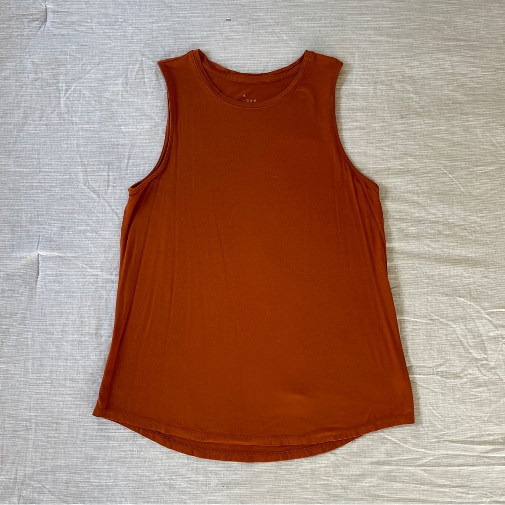 Rust Orange Tank Top